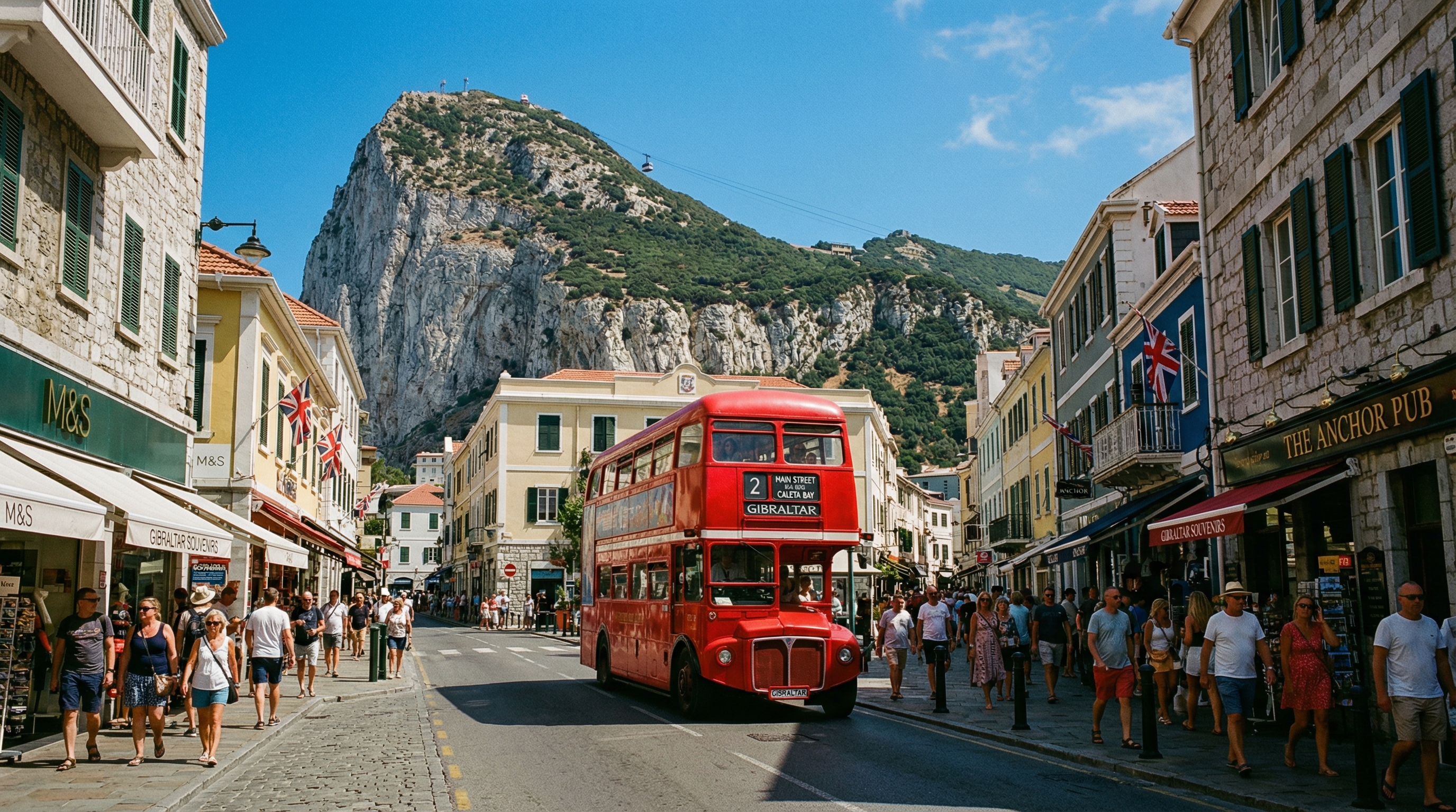 Hero background image for blog post: Getting Around Gibraltar: Buses, Taxis, Parking and Walking the Rock
