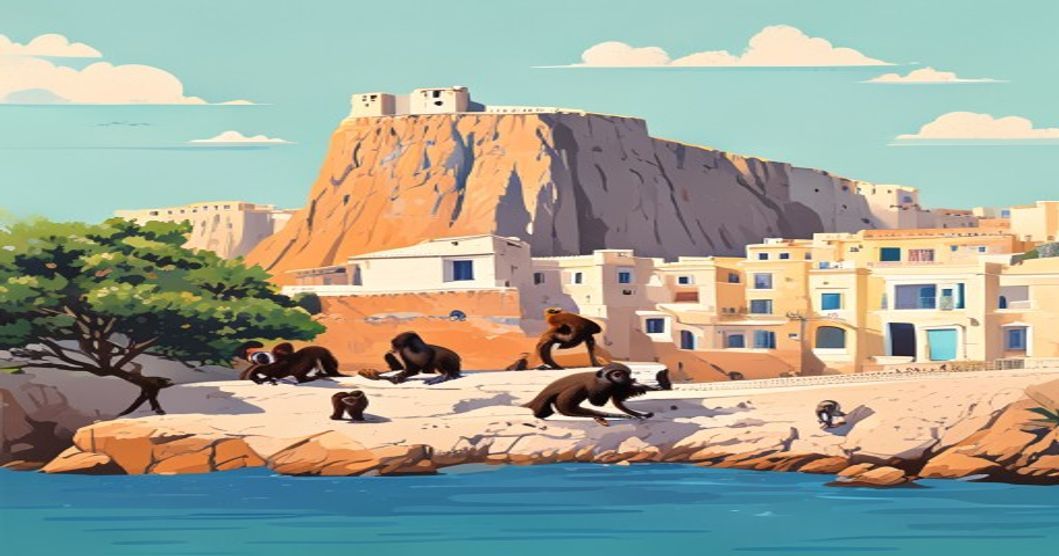 Hero background image for blog post: Gibraltar's Barbary Macaques: The Rock's Famous Monkeys and Everything You Need to Know